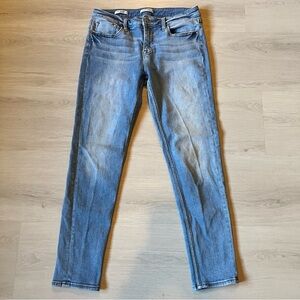 Vigoss Women's Thompson Tomboy Light Blue Wash Mid-Rise Jeans Size 29